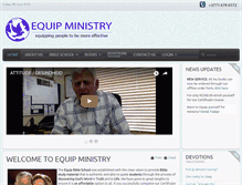 Tablet Screenshot of equipministry.co.za